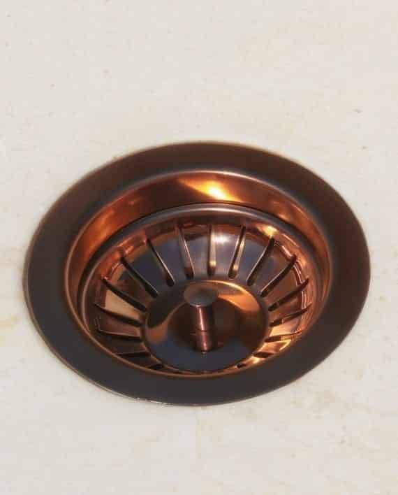 basket vanadinite copper basket drainer kitchen sink drain