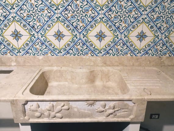 sink marble makari tiles fiction caltagirone scaled