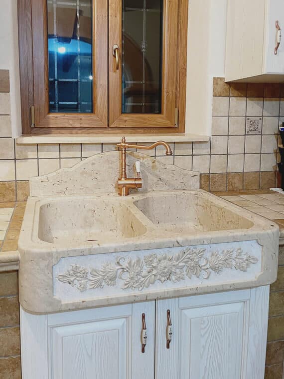 helianthus kitchen stone sink